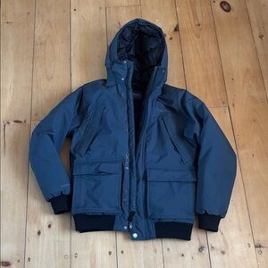 Eddie Bauer Navy Blue Hooded Men's Jacket